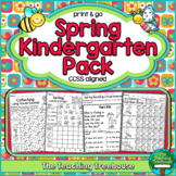 Preview of Spring Kindergarten Pack, No Prep, CCSS Aligned