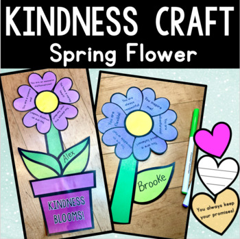 Preview of Spring Kindness Activity - Social Emotional Learning Craft