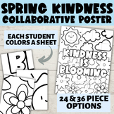 Spring Kindness Collaborative Poster | Class Mural Colorin