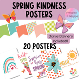 Spring Kindness Posters - Instant Bulletin Board Ideas For