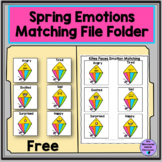 Spring Kite Emotions Matching File Folder for Autism and S