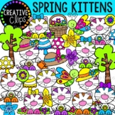 Spring Kittens {Spring Clipart}