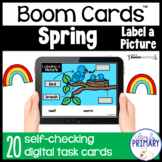 Spring Label a Picture | Boom Cards™