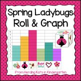 Spring Ladybug Roll & Graph Activity