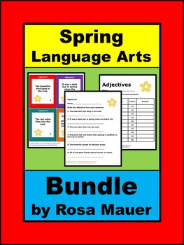 Preview of Spring Language Arts Activities Bundle