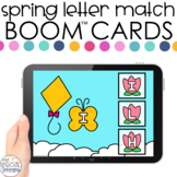 Spring Letter Match Boom™ Cards - Distance Learning for Sp