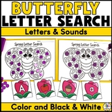 Spring Letter Search Activity - Find the Letter - Alphabet
