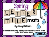 Spring Letter Tile Mats