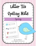 Spring Letter Tiles Spelling Mat