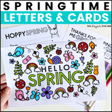 Spring Letters & Cards Writing Activity for March, April, May