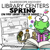 Spring Library Centers - Easy Low Prep Library Lessons