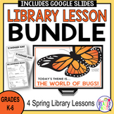 Library Lessons for Spring -- Seasonal Storytime BUNDLE --