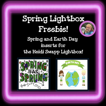 Preview of Spring Lightbox Inserts Freebie