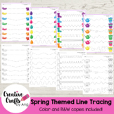 Spring Line Tracing - Preschool | PreK | Kindergarten