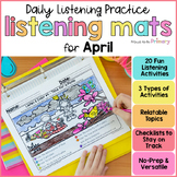 Spring Listening & Following Directions Activities - April