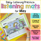 Spring Listening & Following Directions Activities - May - Listen & Draw