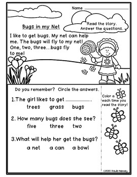 Spring Literacy Activity by Smart Kids Education | TPT