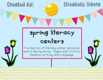 Preview of Spring Literacy Centers