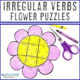 IRREGULAR VERBS Flower Puzzles | Summer Literacy Centers |