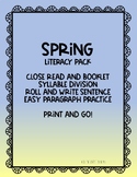 Spring Literacy Pack