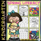 Spring Literacy Packet Kindergarten