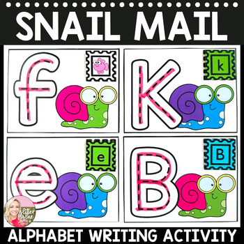 Preview of Spring Literacy - Snail Mail - Alphabet/Letter Sounds/Handwriting
