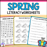 Spring Literacy Worksheets - Early Finisher Activities