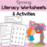 Spring Literacy Worksheets and Activities