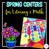 Kindergarten Spring Centers for Literacy and Math