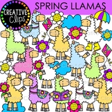 Spring Llama Clipart {Spring Clipart}