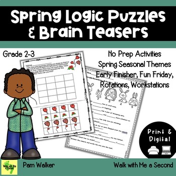 Preview of Spring Logic Puzzles & Brain Teasers