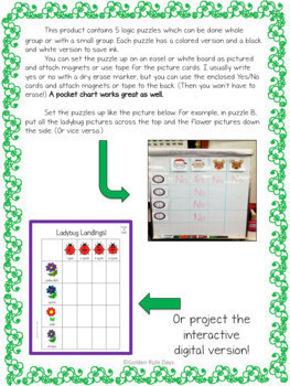 spring logic puzzles for kindergarten first grade print