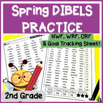 Preview of Spring MCLASS DIBELS 8 Practice 2nd Grade | NWF, WRF, ORF Review Activities