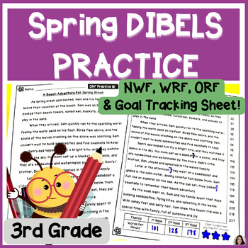 Preview of Spring MCLASS DIBELS 8 Practice 3rd Grade | NWF, WRF, ORF Review Activities