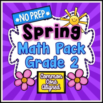 Preview of Spring No Prep Math - 2nd Grade