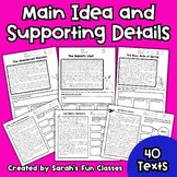 Spring Main Idea and Details | Fiction/Non Fiction Texts w