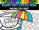 Spring Make a Ten Math Craft| Rainy Day Addition to 10 Math Craft| Spring Math