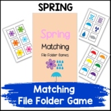 Autism File Folder Games: Spring Matching - Umbrellas, Flo