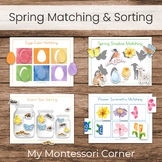 Spring Matching and Sorting Mats, Preschool Learning Binder Pages