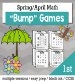 Spring Math 1st Grade+ Bump Games Bundle