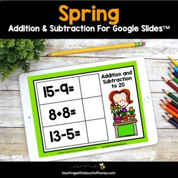 Preview of Spring Math Activities | Basic Math Facts | Addition and Subtraction