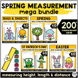 Spring Math Measurement Worksheets Nonstandard Units Activ