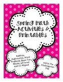 Spring Math Activities & Printables