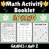 Spring Math Activity Booklet Grade 1 and 2