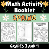 Spring Math Activity Booklet Grade 3 and 4