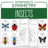 Preview of Spring Math Activity Insects Butterflies Symmetry Ladybug Butterfly Math Centers