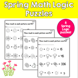 Spring Math Activity | Spring Math Logic Puzzles | Spring Math Enrichment