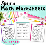 Spring Math - Addition & Subtraction within 20, Comparing 
