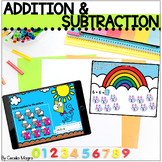 Spring Math Addition and Subtraction Within 20 Printable D