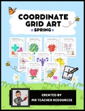 Spring Math Art - Coordinate Grid 